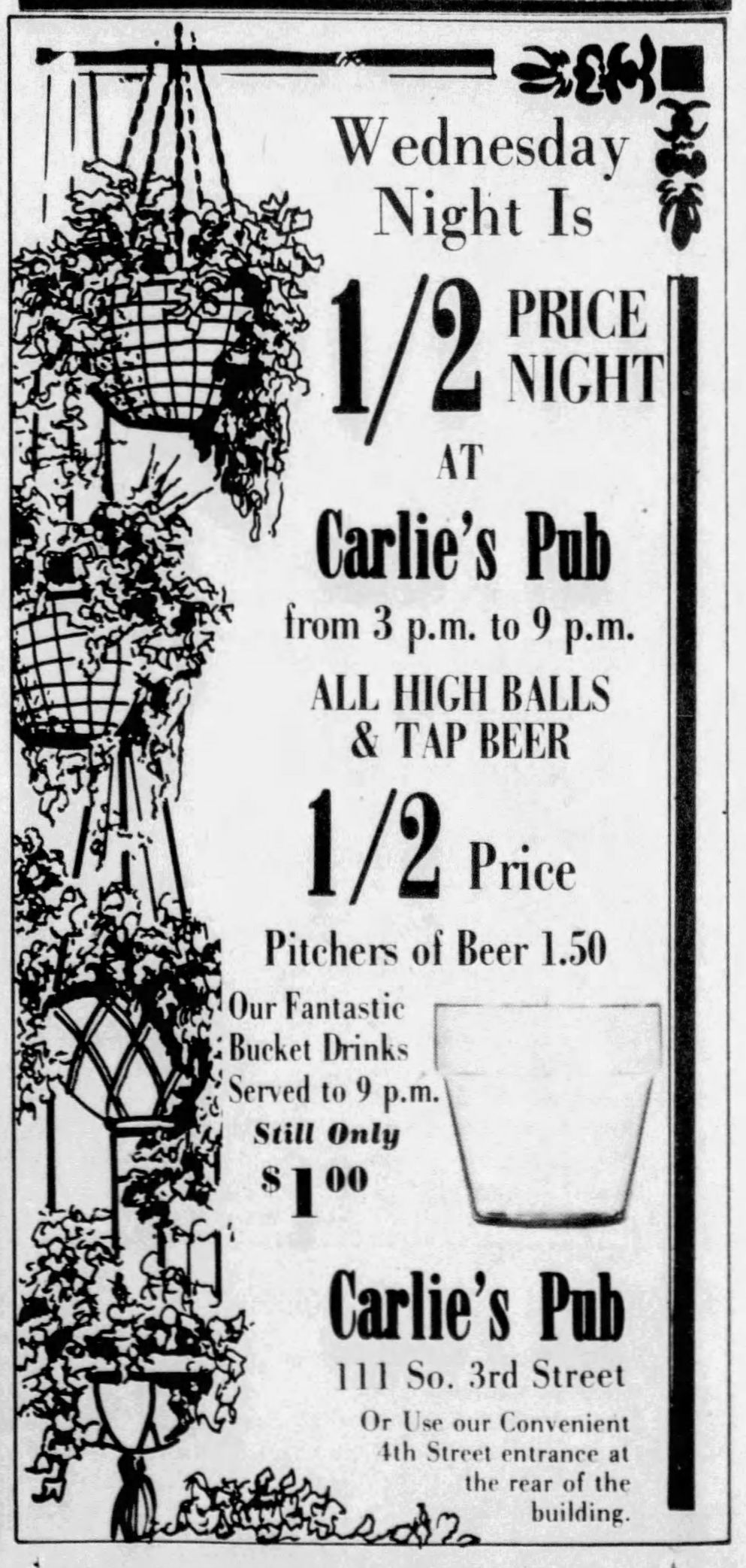 1979: Carlie's Pub